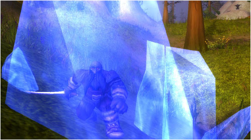 Dark Iron insurgent trapped in ice