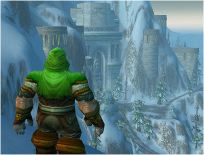 Mountaineer looking over Ironforge