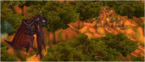 Ringo flying over Stranglethorn Vale