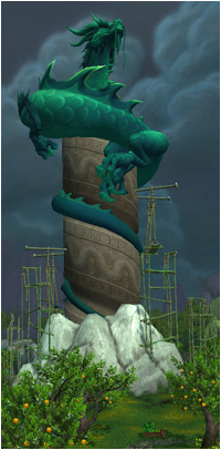 The Jade Serpent statue