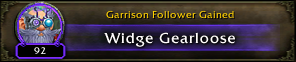 Follower gained: Widge Gearloose