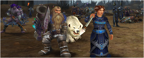 Ringo and Beli preparing to attack Lordaeron alongside Alliance troops